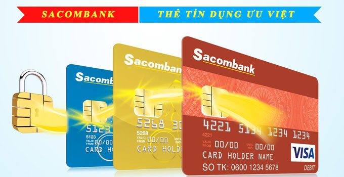 rút tiền thẻ tín dụng Sacombank